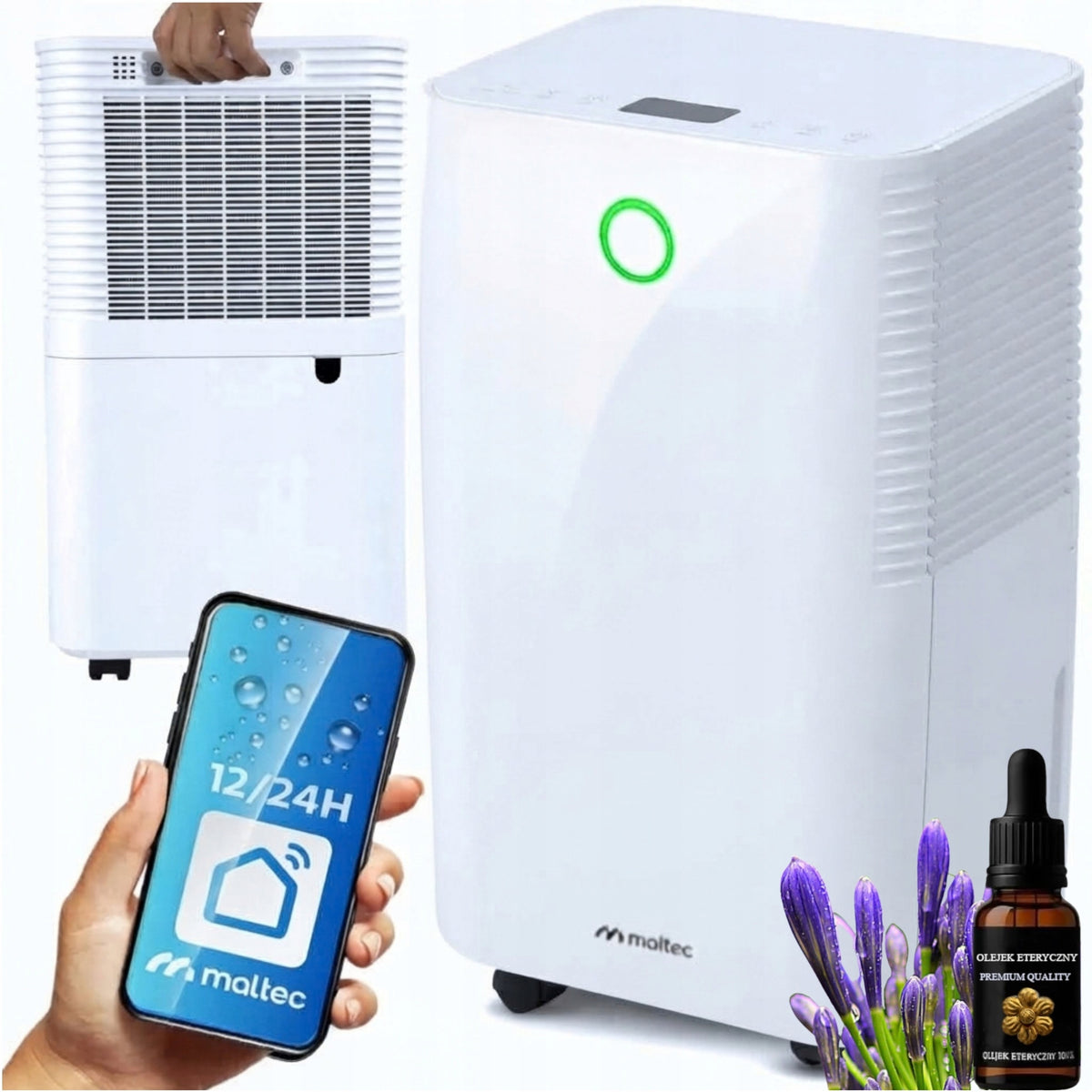 EFFICIENT DEHUMIDIFIER MOISTURE ABSORBER QUIET TIMER 12L/24H WiFi