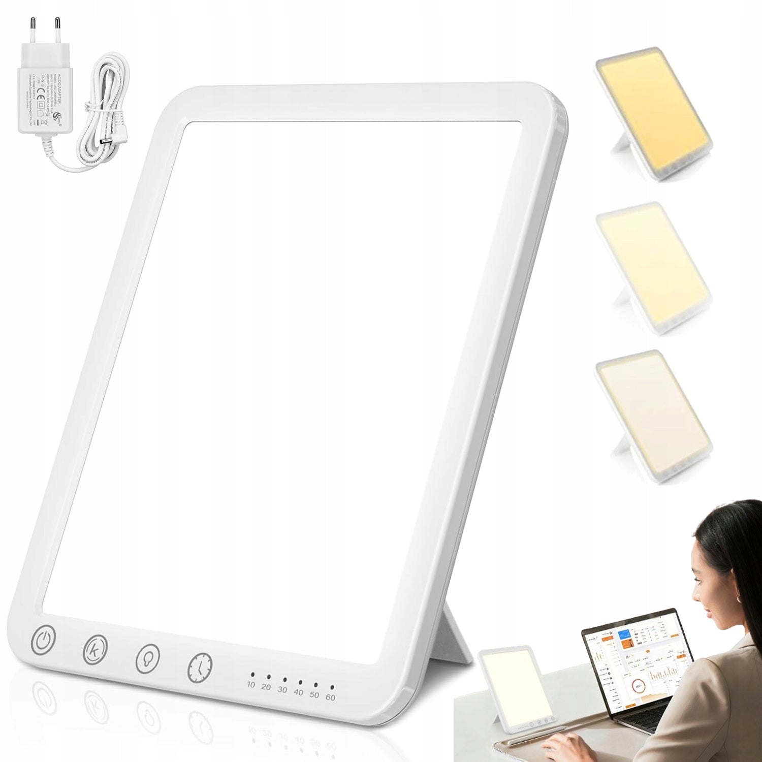 EFFICIENT INTELLIGENT ANTI-DEPRESSANT LAMP 3 COLOR TEMPERATURE 5 BRIGHTNESS