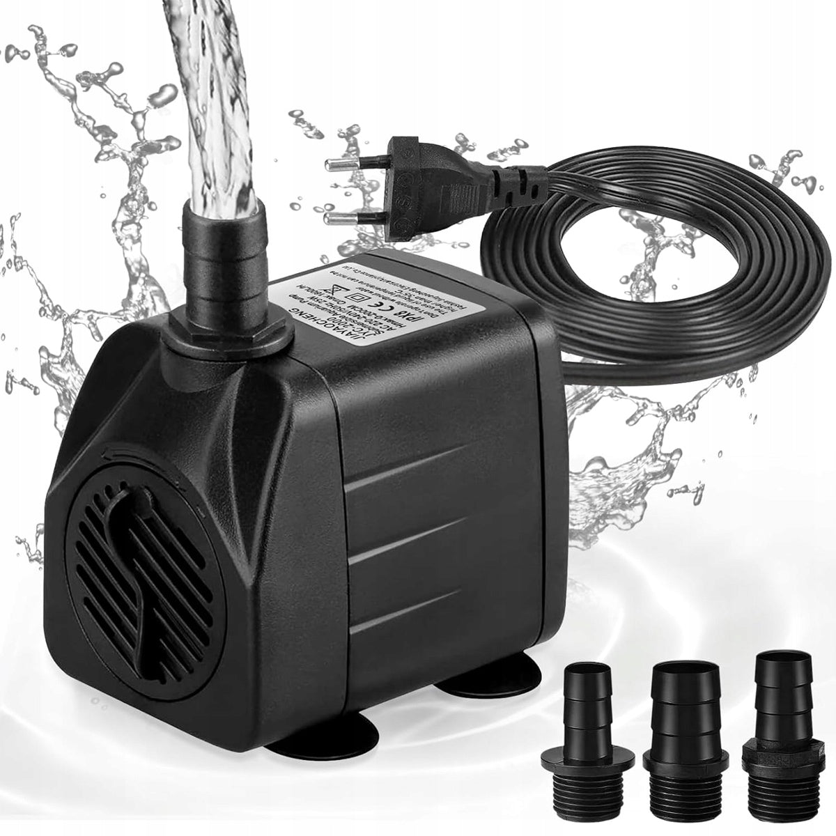 EFFICIENT SILENT WATER PUMP INDISPENSABLE IN YOUR GARDEN 2000L/H 35W