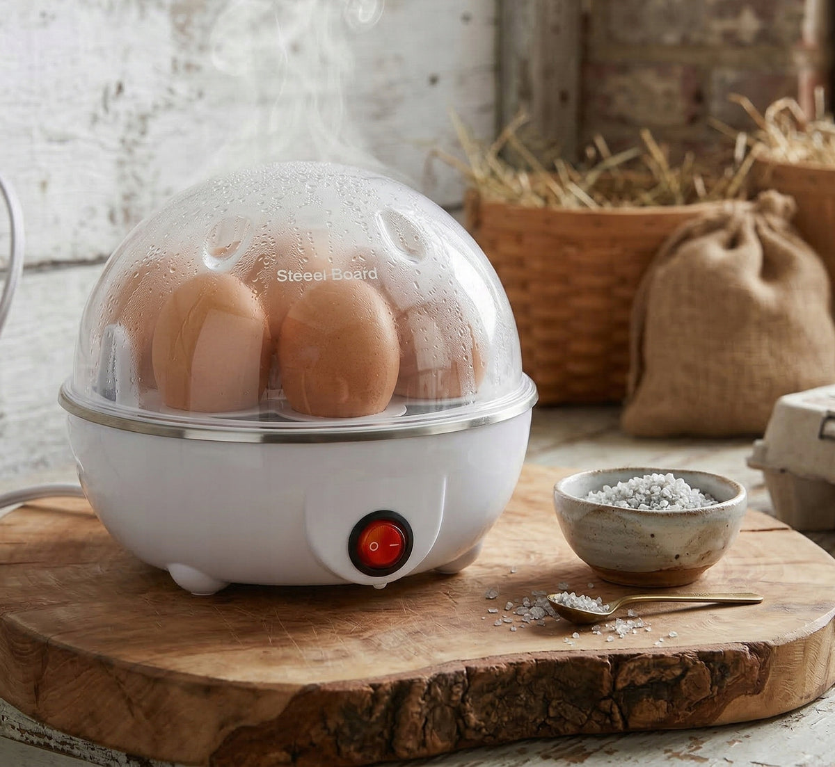 EGG BOILER MAXX 7 Device for 7 Eggs with Hardness Adjustment White Manufacturer code 5908049955303