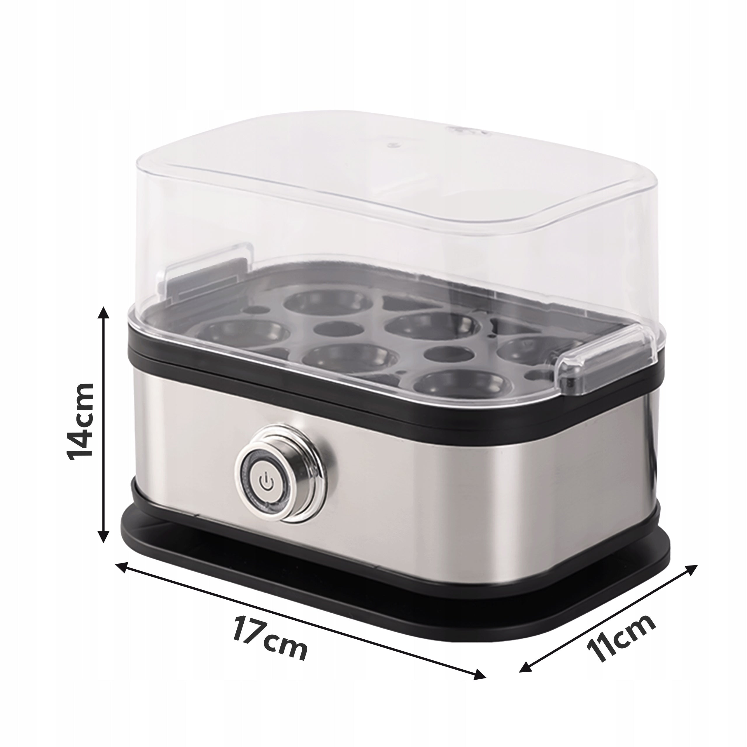 EGG COOKER 6 EGGS ELECTRIC 200W EGG COOKER MOLDS STEAM Packaging status original