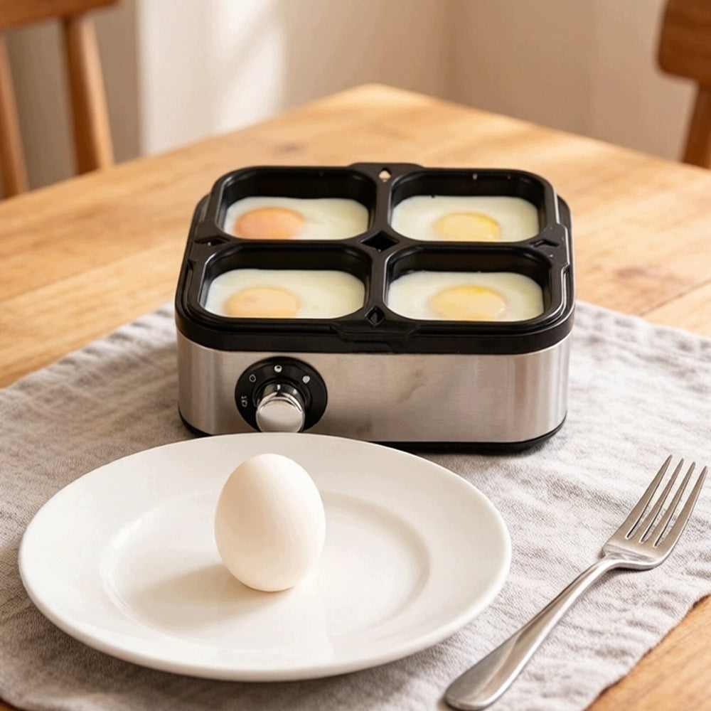 EGG COOKER 8 EGGS SOFT-BOILED ELECTRIC EGG COOKER Dominant color silver