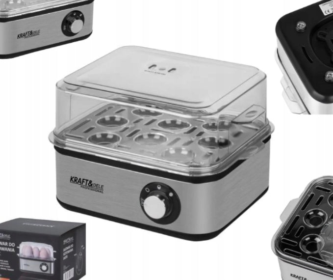 EGG COOKER AUTOMATIC 8 EGGS 500W ELECTRIC