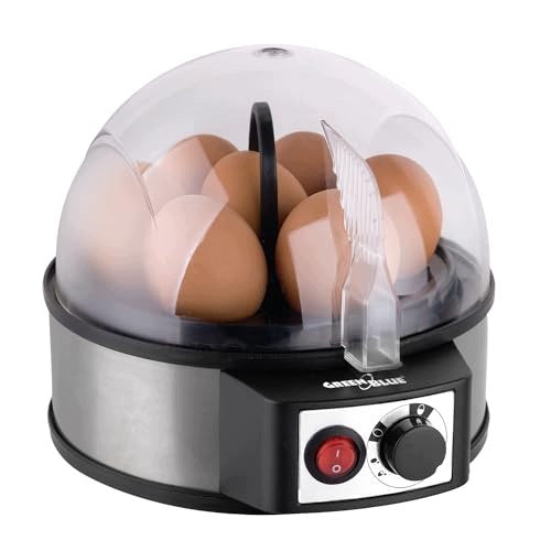 EGG COOKER AUTOMATIC GREEN BLUE HARDNESS ADJUSTMENT 1 7 EGGS 400W Brand no brand