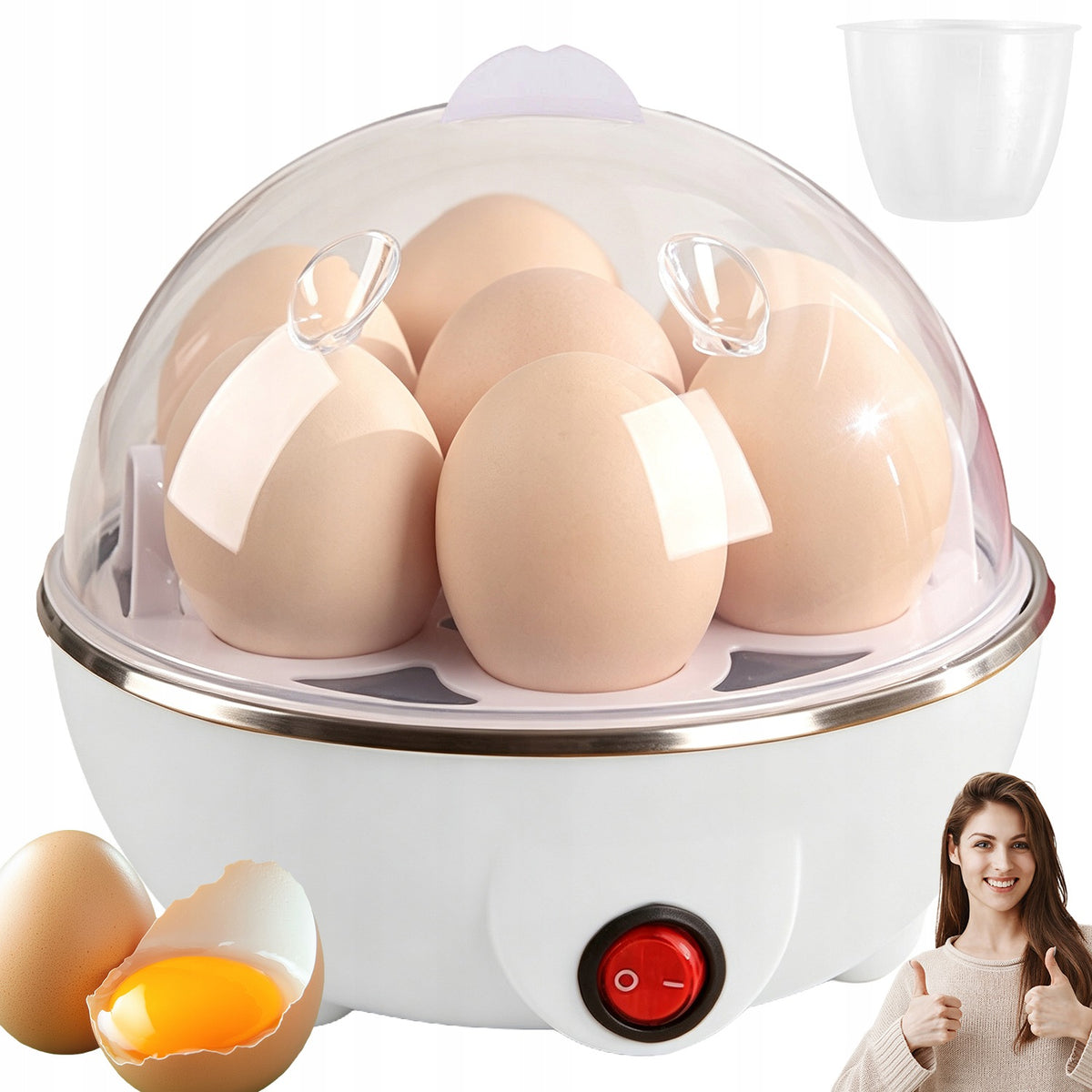 EGG COOKER ELECTRIC EGG COOKER NON-STICK FOR 7 EGGS