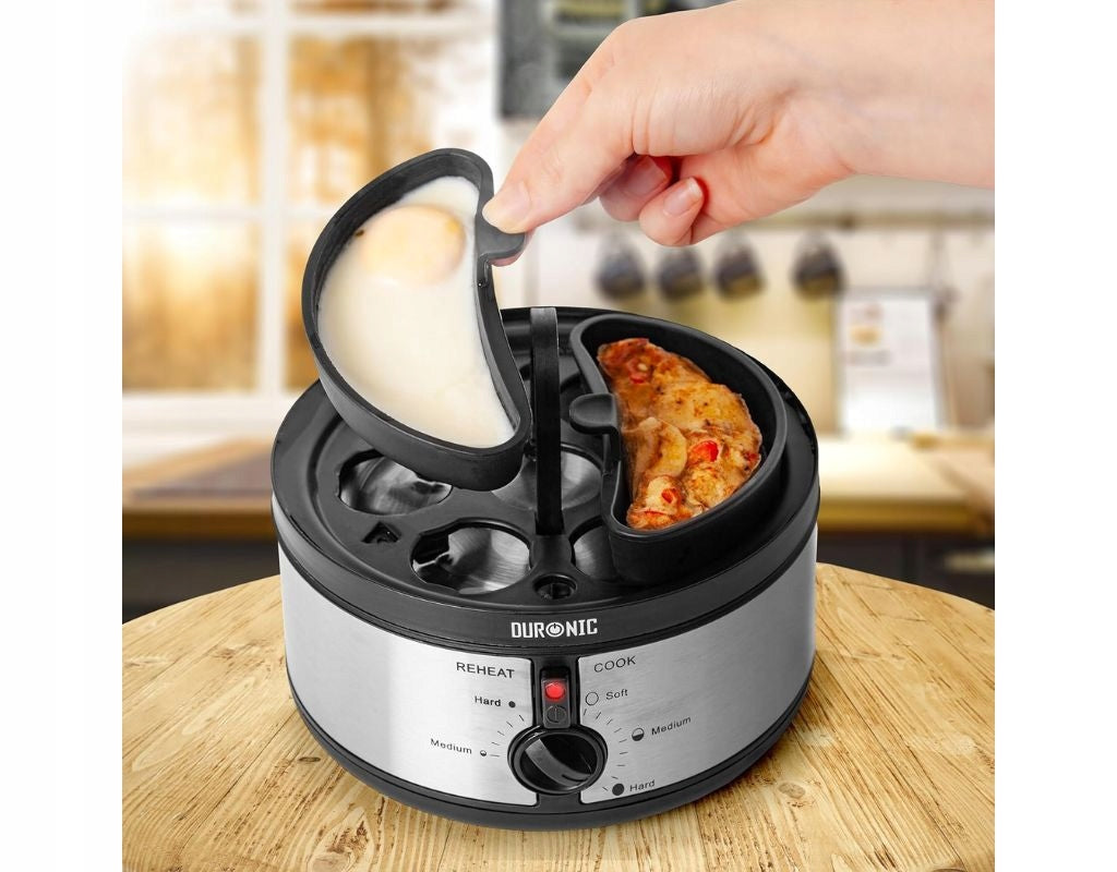 EGG COOKER FOR 7 EGGS DURONIC EB35 BK BLACK 350W Manufacturer code EB35 BK
