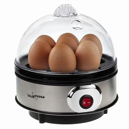 EGG GREEN BLUE FOR 1 7 EGGS 400W WITH MEASURING CUP AND PUNCH FOR HOME