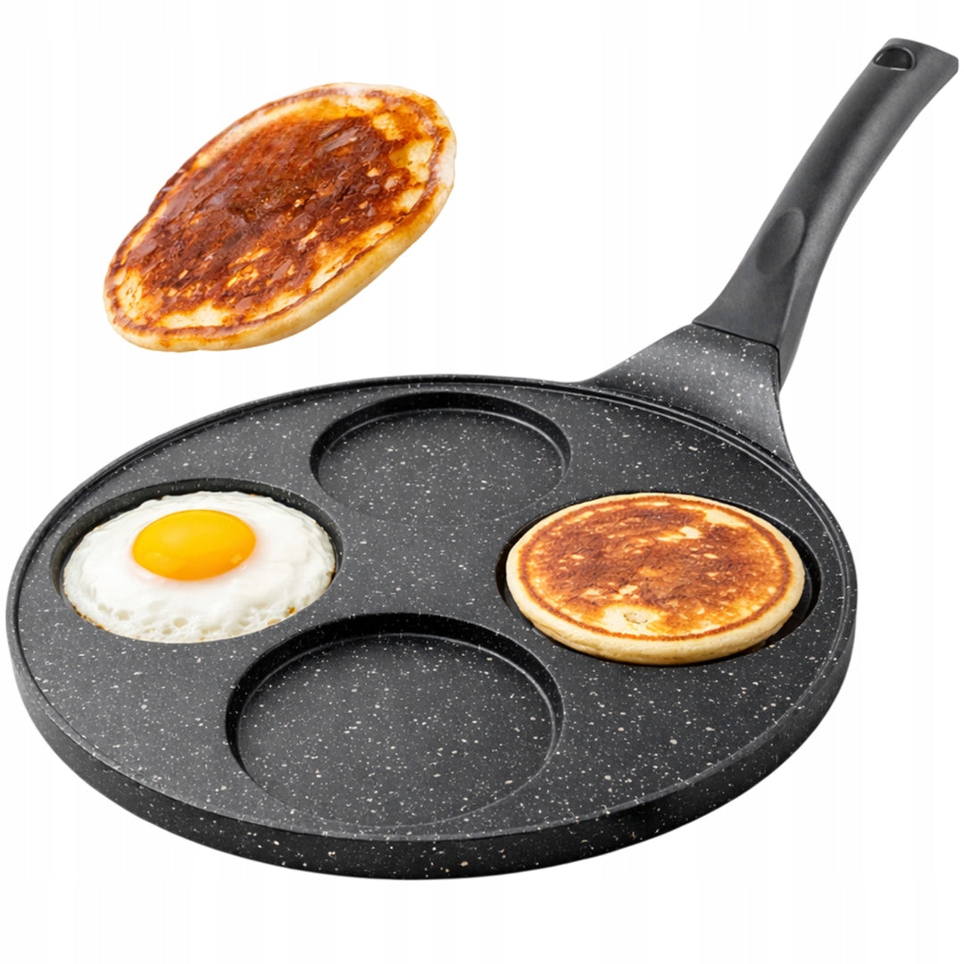 EGG PAN PANCAKES NONSTICK PANCAKES 4 FIELDS 26CM INDUCTION GAS