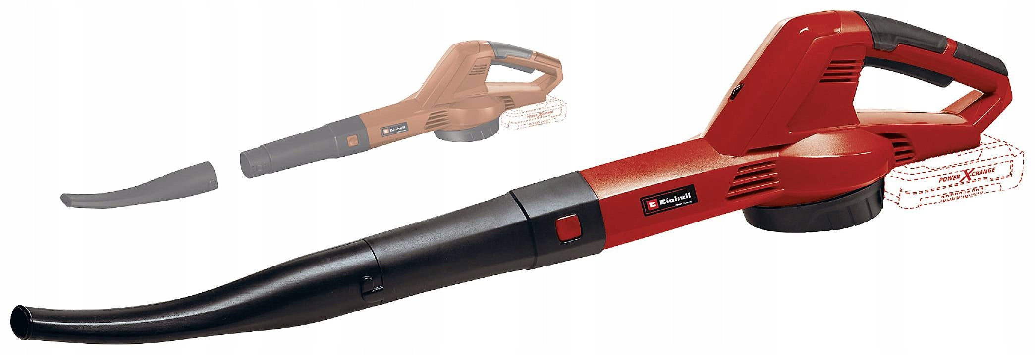 EINHELL GC-CL 18V cordless blower for snow leaves 210km/h ADJUSTMENT S Air velocity 1 km/h