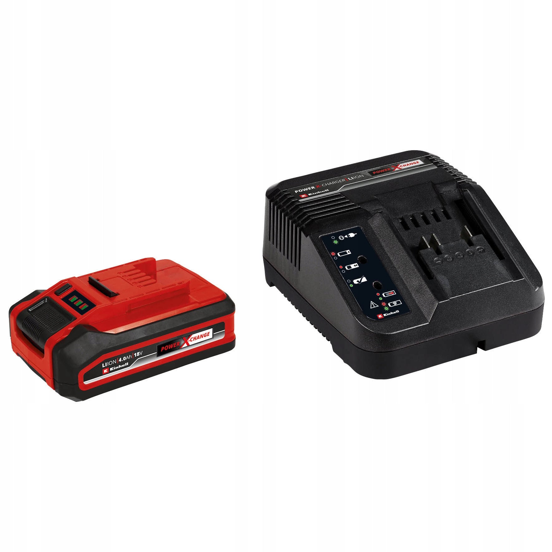 EINHELL STARTER KIT 18V BATTERY 4Ah 4A + CHARGER 4512159 Packaging status original
