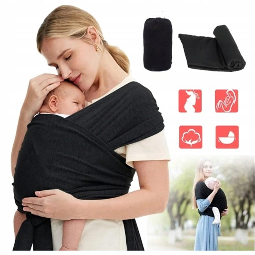 ELASTIC SCARF FOR CARRYING BABIES FROM BIRTH 3-15KG, 0.58X5.3M