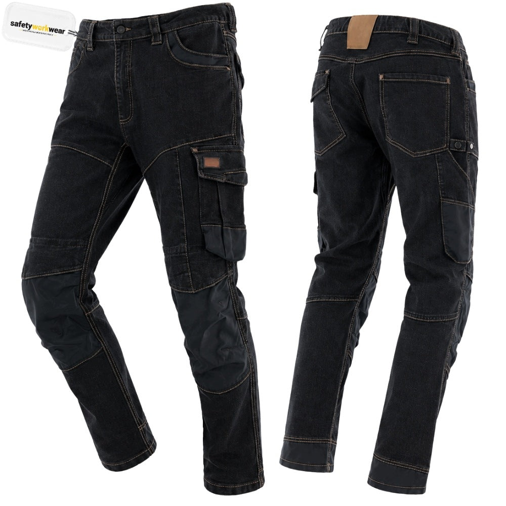 ELASTIC WORK pants jeans JEANS bhp STRETCHY stretch LIGHTWEIGHT 64