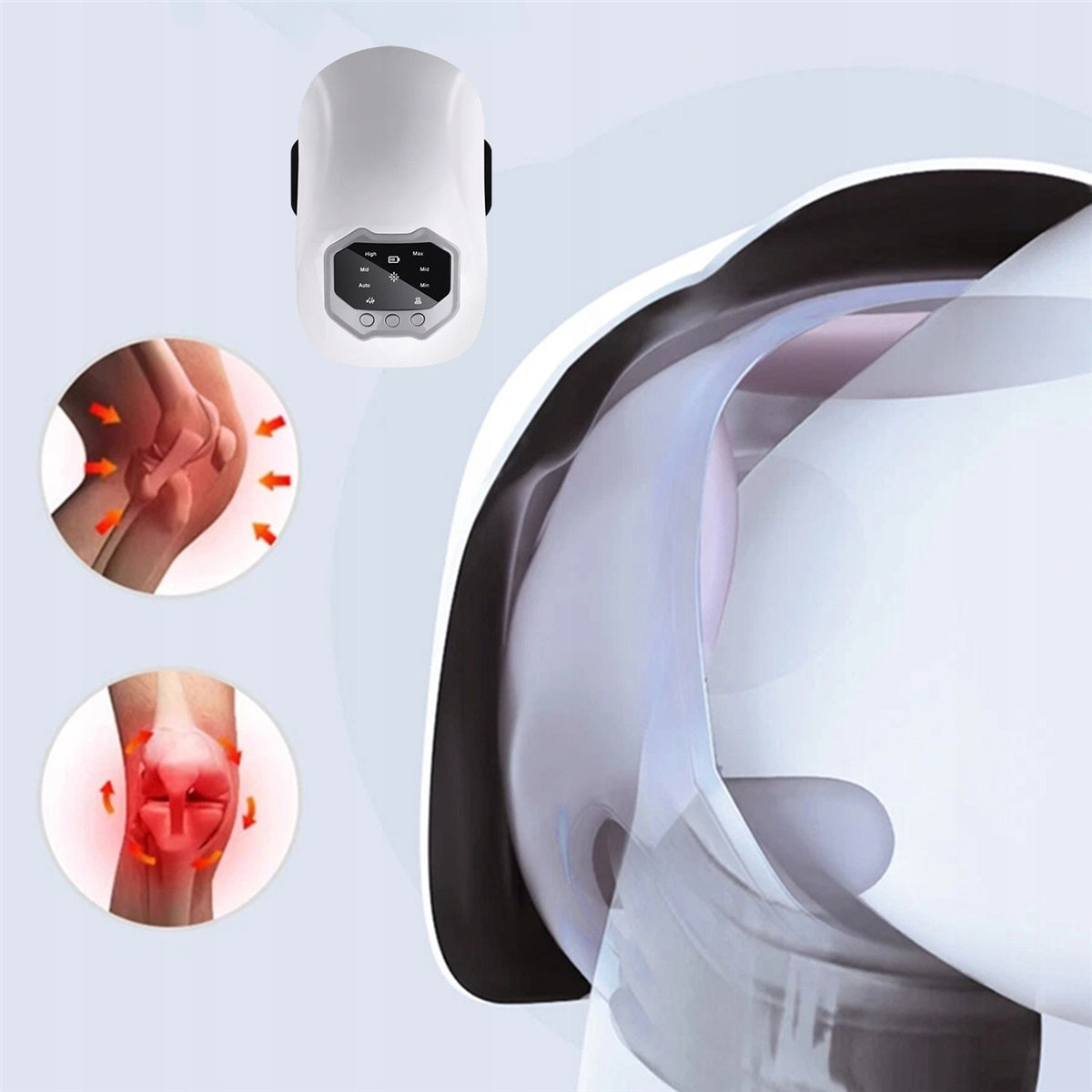 ELBOW KNEE MASSAGER REHABILITATION LASER VIBRATION CURRENTS HEATING Manufacturer code 4069214332211