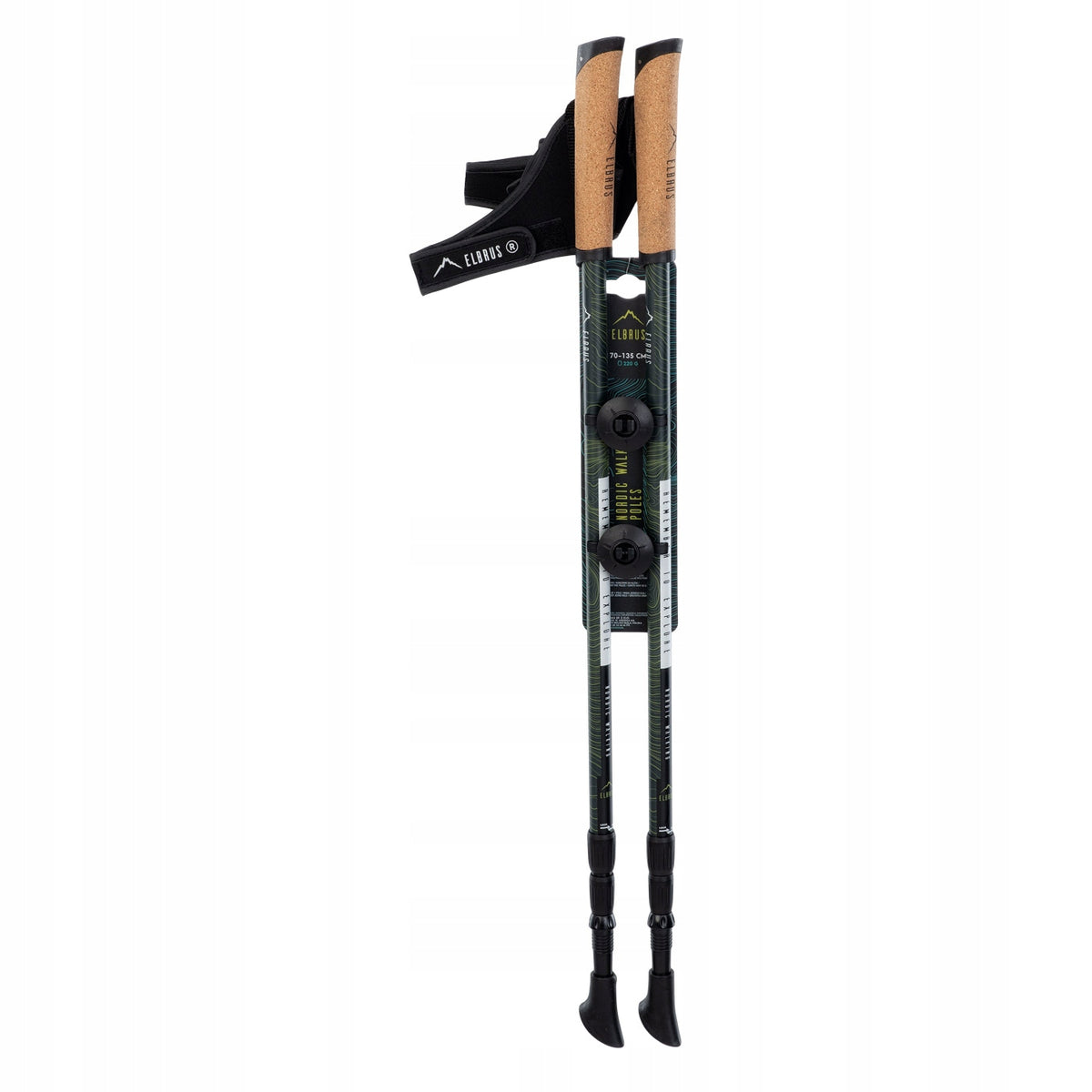 ELBRUS CLIOGO Nordic walking poles - Green Brand Elbrus