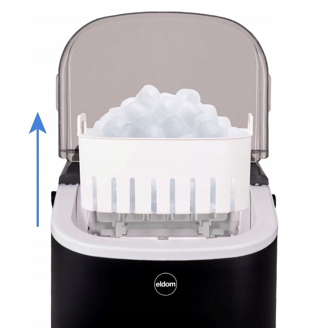 ELDOM ICE MAKER KS230 ICELIA 165W BLACK Dominant color black
