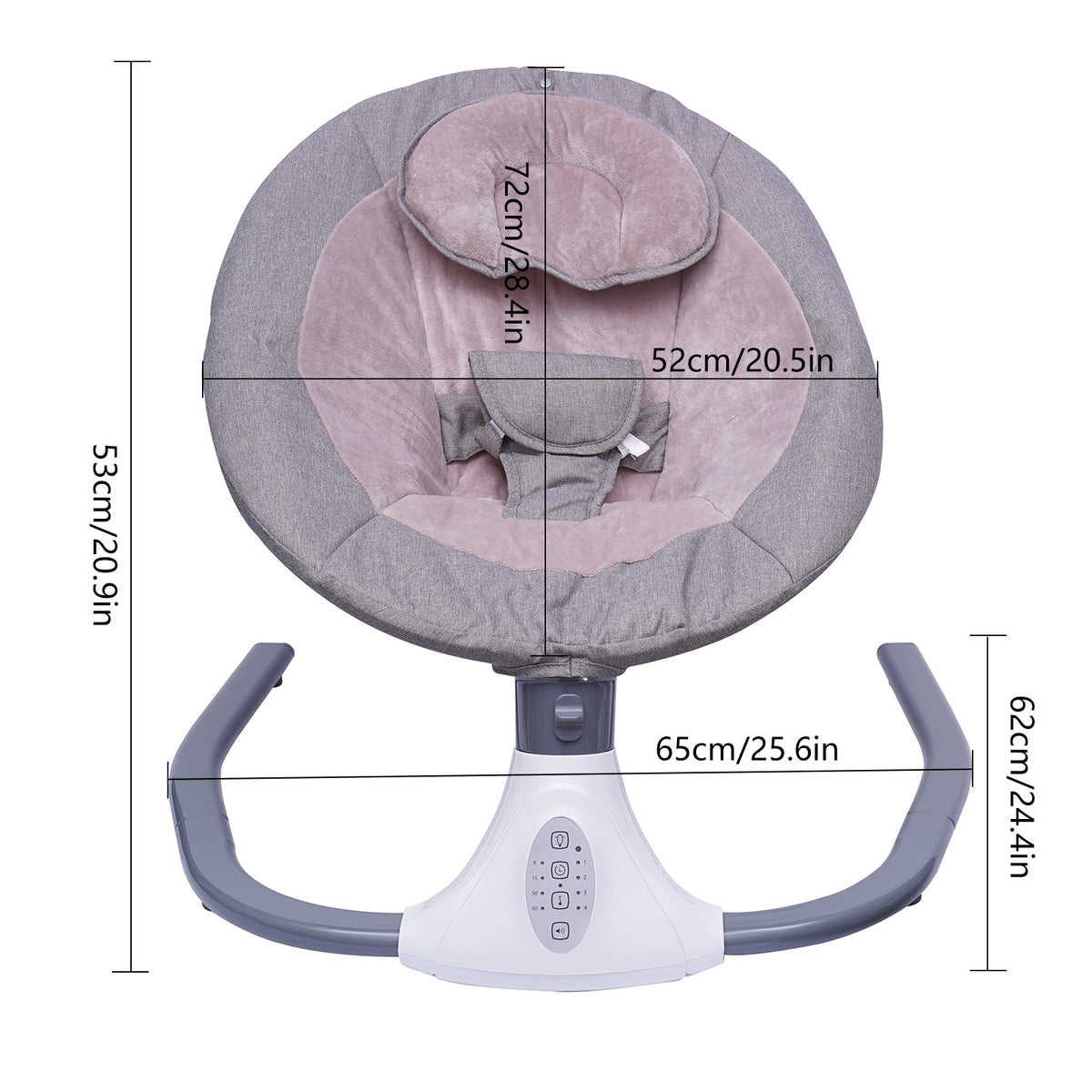 ELECTRIC 2-IN-1 SWING & BASSINET WITH BLUETOOTH Packaging status original