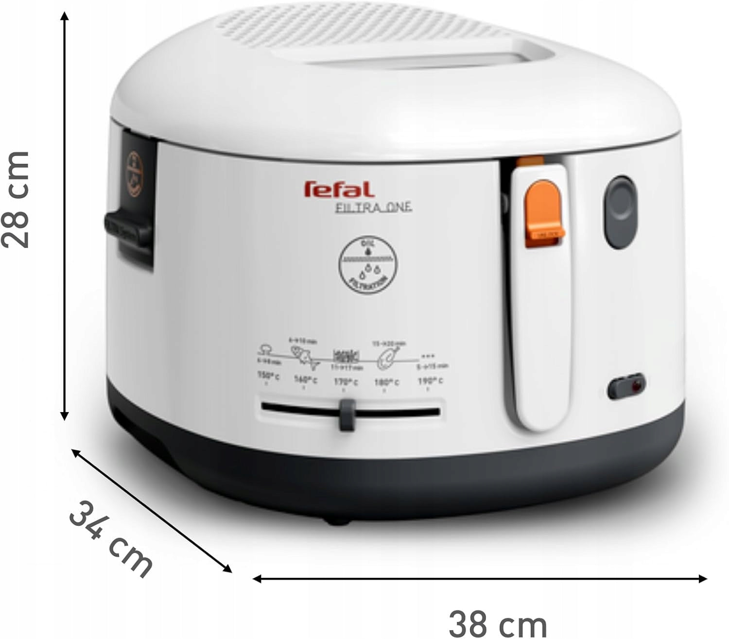 ELECTRIC AIR FRYER 2,1L 1900W OIL FILTER THERMOSTAT AUTOMATIC Manufacturer code 5903387170388