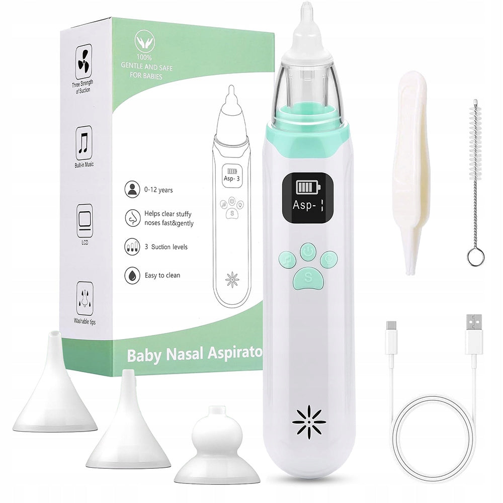 ELECTRIC ASPIRATOR FOR NOSE EARS EXTRACTOR VACUUM CLEANER PEAR FOR RUNNY NOSE POWER Manufacturer of a medical device TTBGD