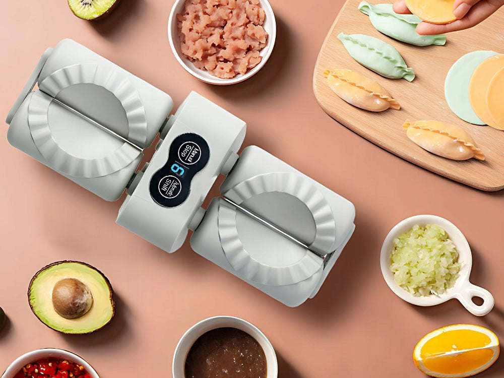 ELECTRIC AUTOMATIC MACHINE FOR MAKING DUMPLINGS DOUBLE Packaging status original