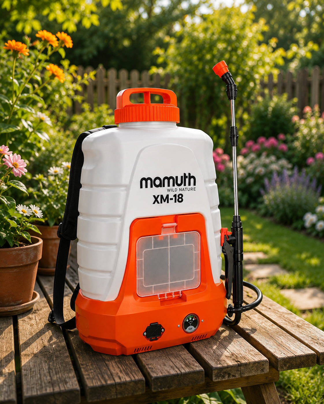 ELECTRIC BACKPACK SPRAYER CORDLESS GARDEN 18L XM-18 MAMUTH Manufacturer code XM-18 MAMUTH