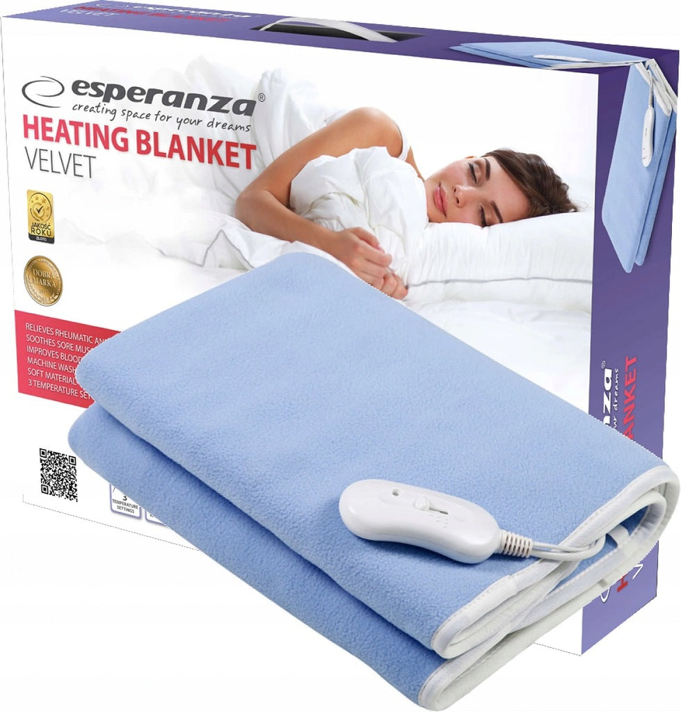 ELECTRIC BLANKET LARGE HEATING MAT HOT WATER BOTTLE FLEECE PILOT ADJUSTMENT Medical device no