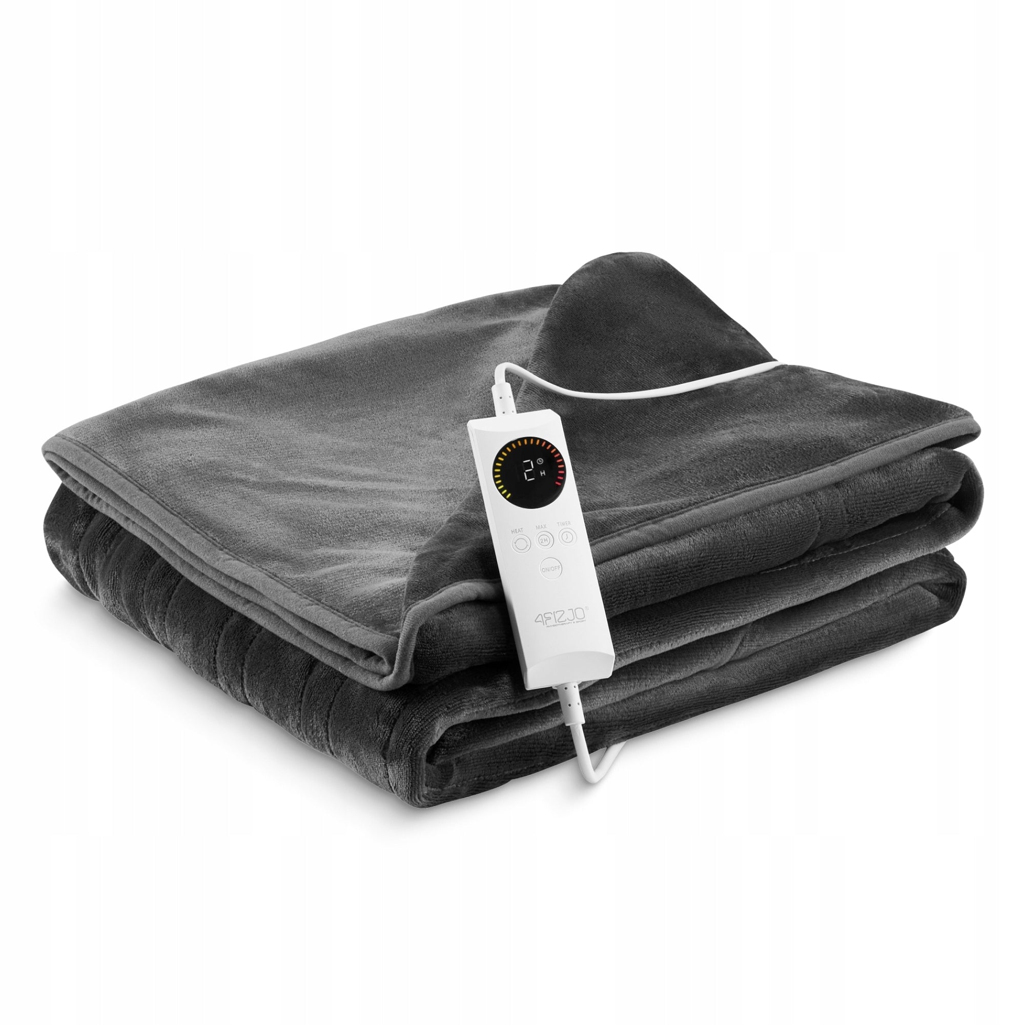 ELECTRIC BLANKET LARGE SOFT HEATING MAT REMOTE CONTROL TIMER ADJUSTMENT WARM 150W