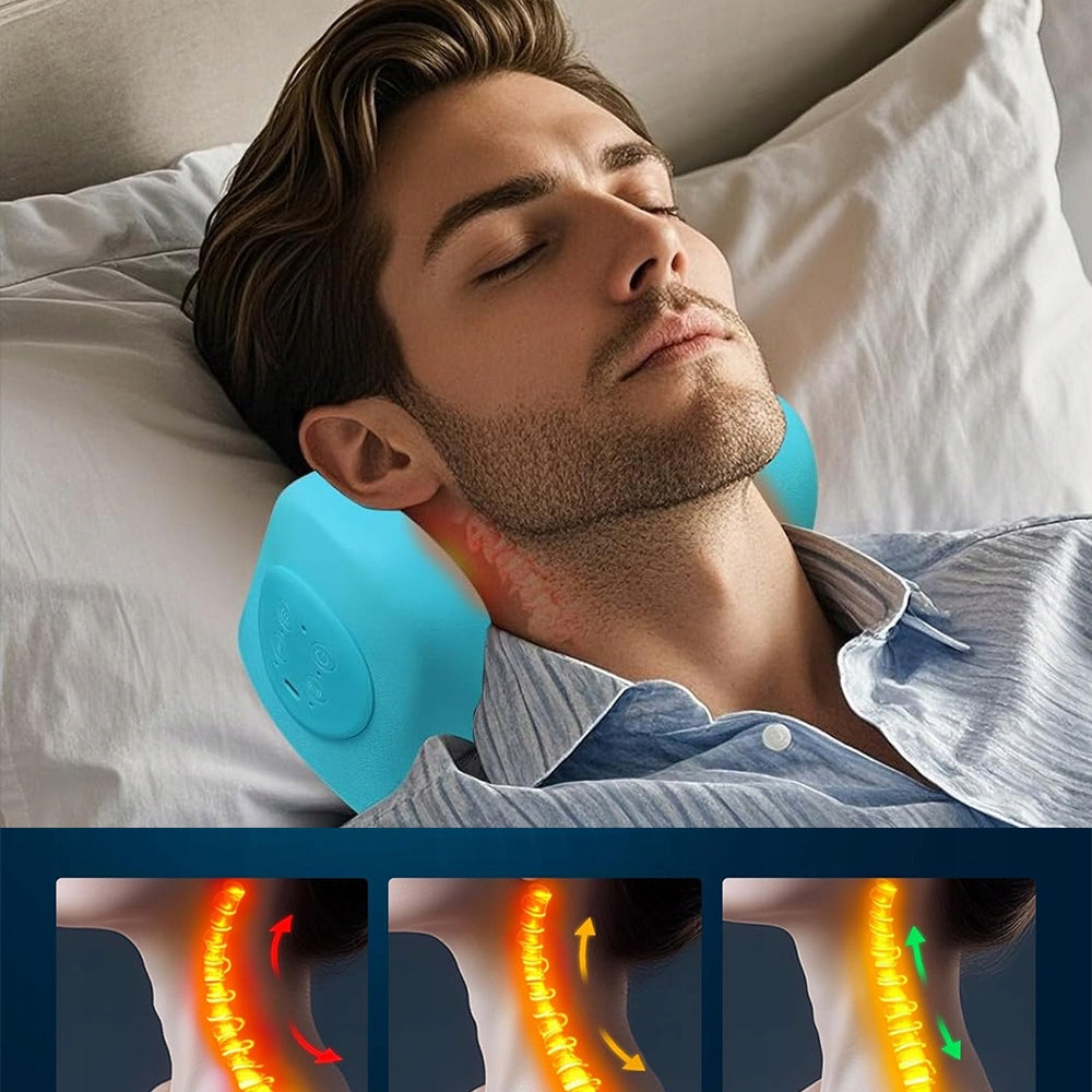 ELECTRIC CERVICAL SPINE MASSAGE DEVICE ERGONOMIC WITH REMOTE CONTROL Medical device no