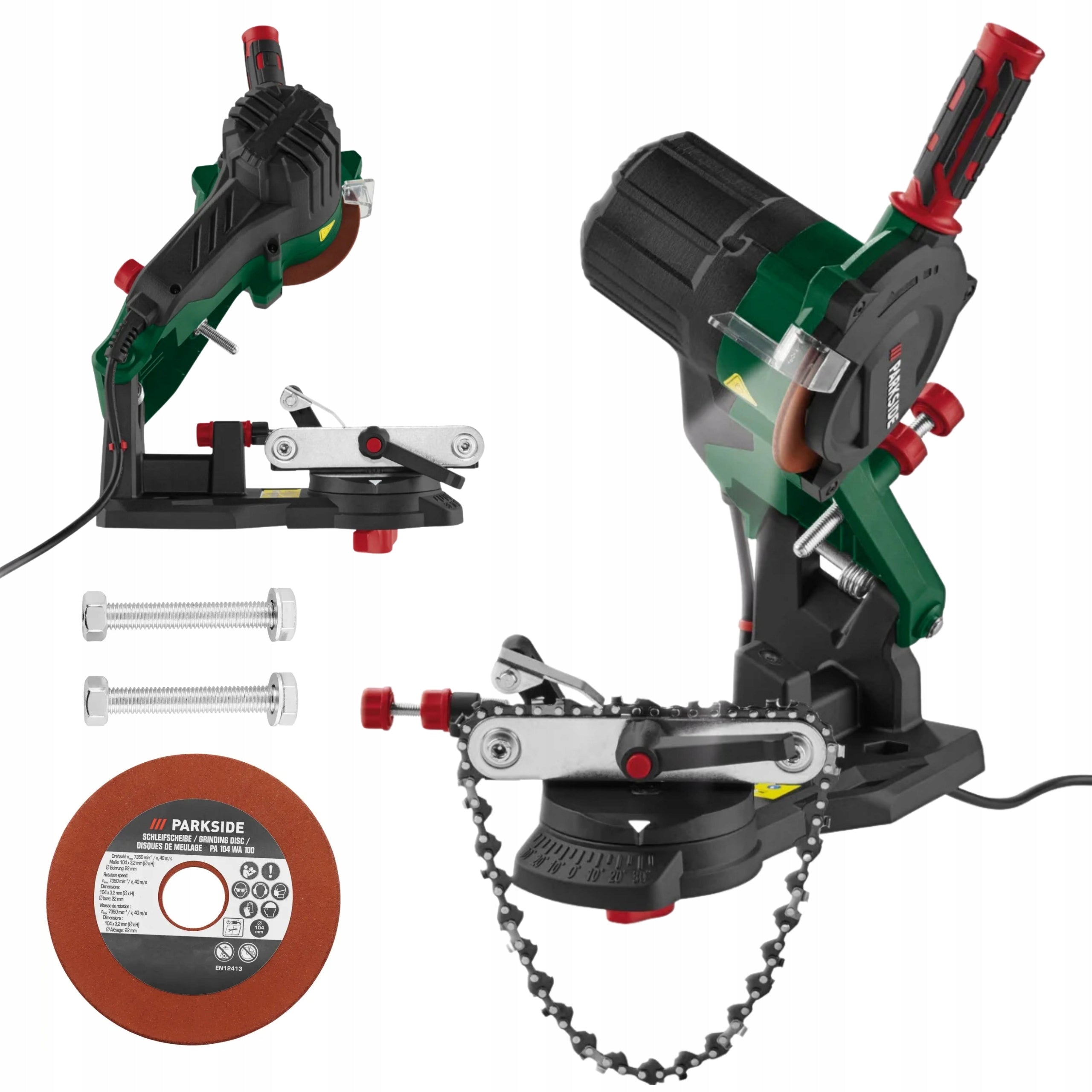 ELECTRIC CHAIN SHARPENER PARKSIDE PEKSG 85 PSG 85W + DISC 104mm