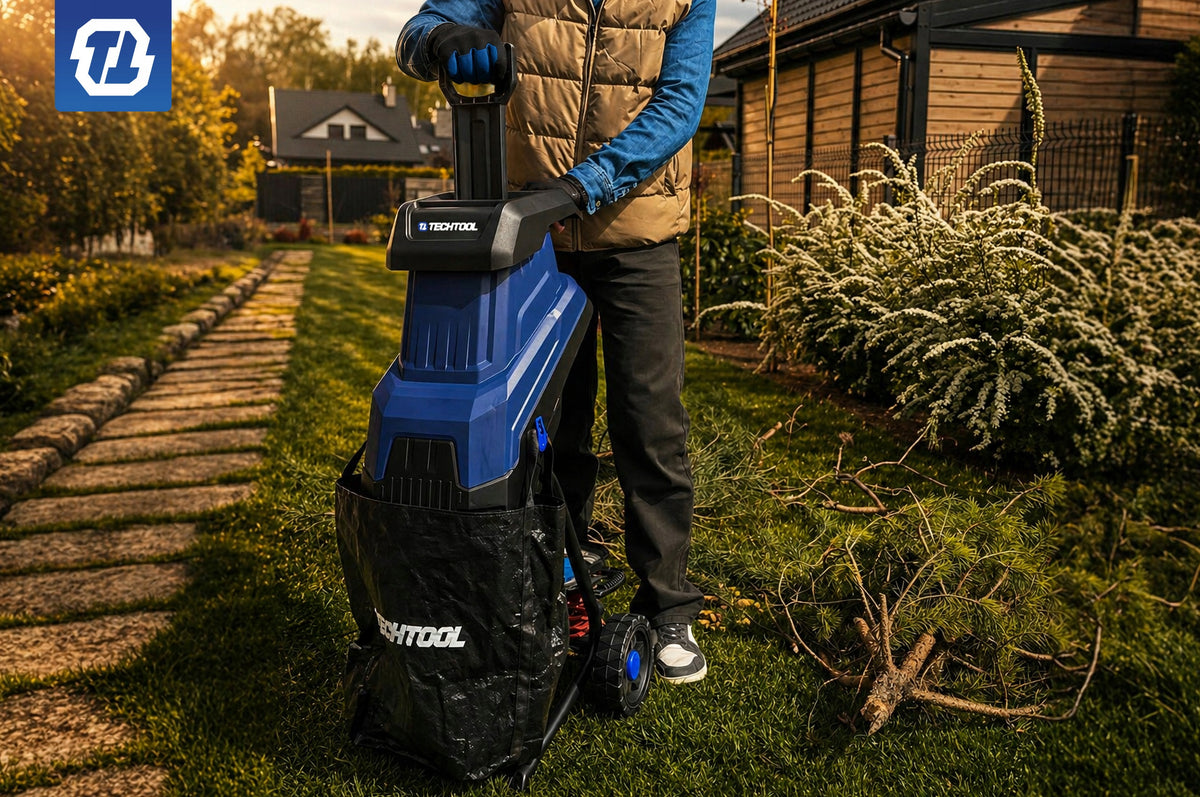 ELECTRIC CHIPPER CHOPPER 2400W 45 LITERS KNIVES SK5 TECHTOOL Manufacturer code TTBS01 rozdrabniacz do gałęzi rębak