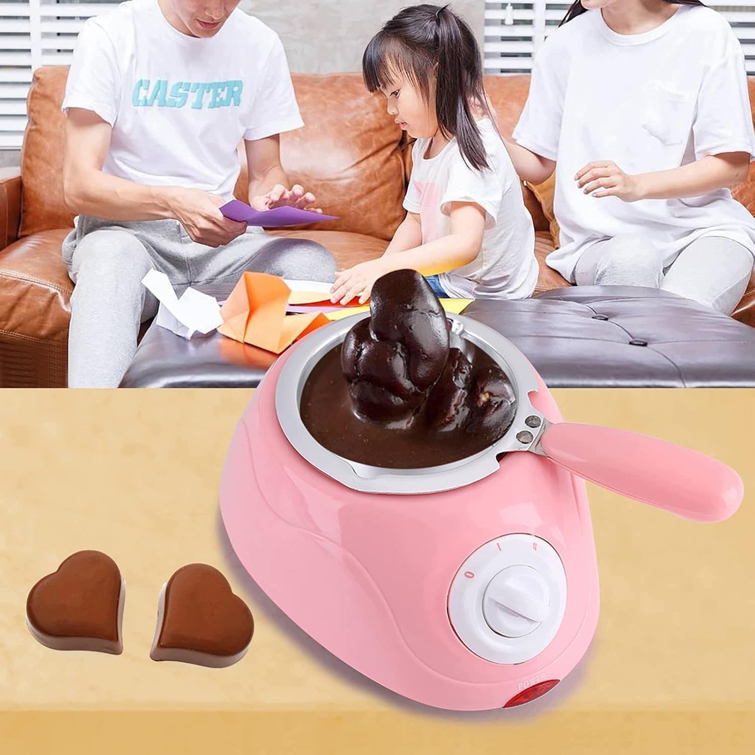 ELECTRIC CHOCOLATE CRUCIBLE ALUMINUM TEMPERATURE CONTROL Brand NAR