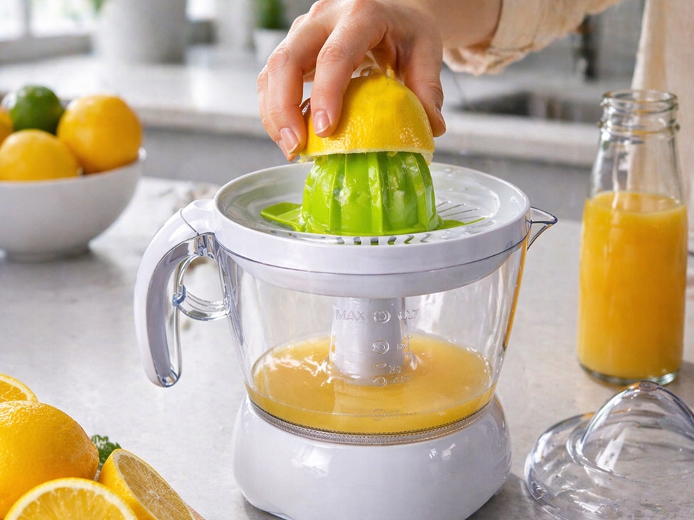 ELECTRIC CITRUS JUICER 0,7L 25W WHITE ORANGE LEMON JUICE Packaging status original