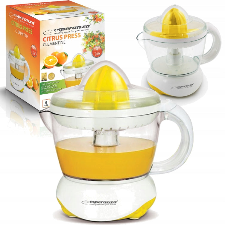 ELECTRIC CITRUS JUICER ORANGE JUICE 700ML WHITE