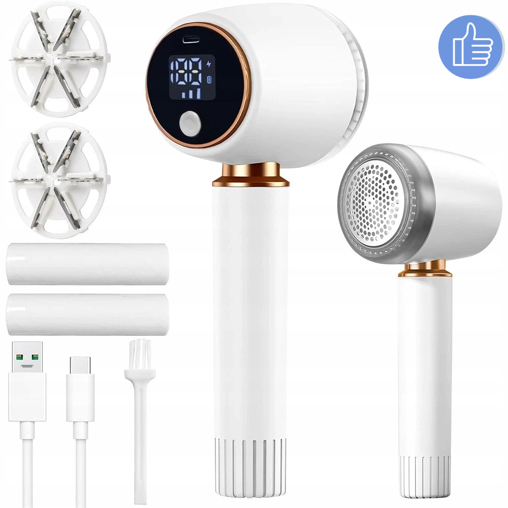 ELECTRIC CLOTHES SHAVER WITH USB-C 3 SPEED 2IN1 LED DISPLAY