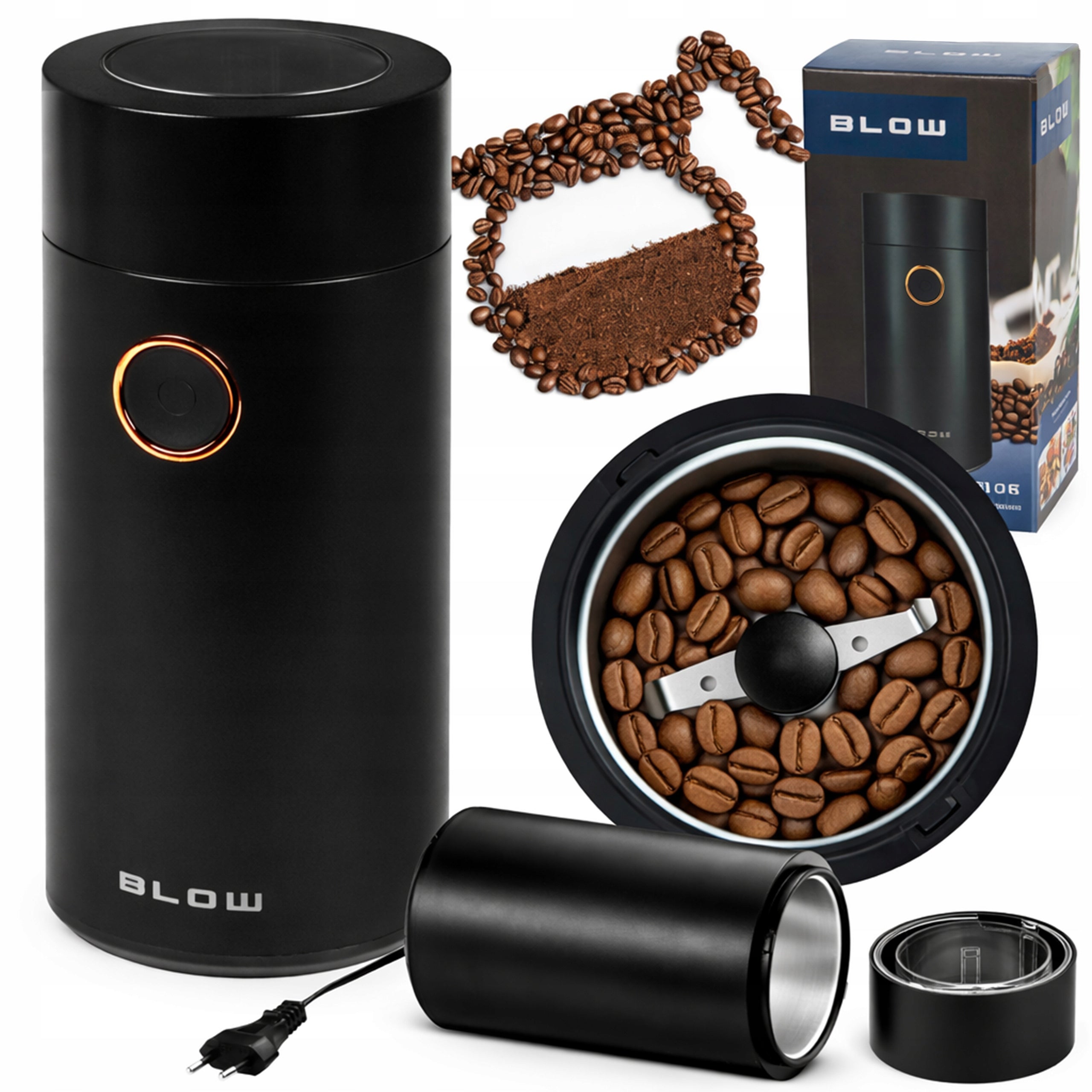 ELECTRIC COFFEE GRINDER FOR GRINDING NUTS GRAIN GRINDER STRONG 160W