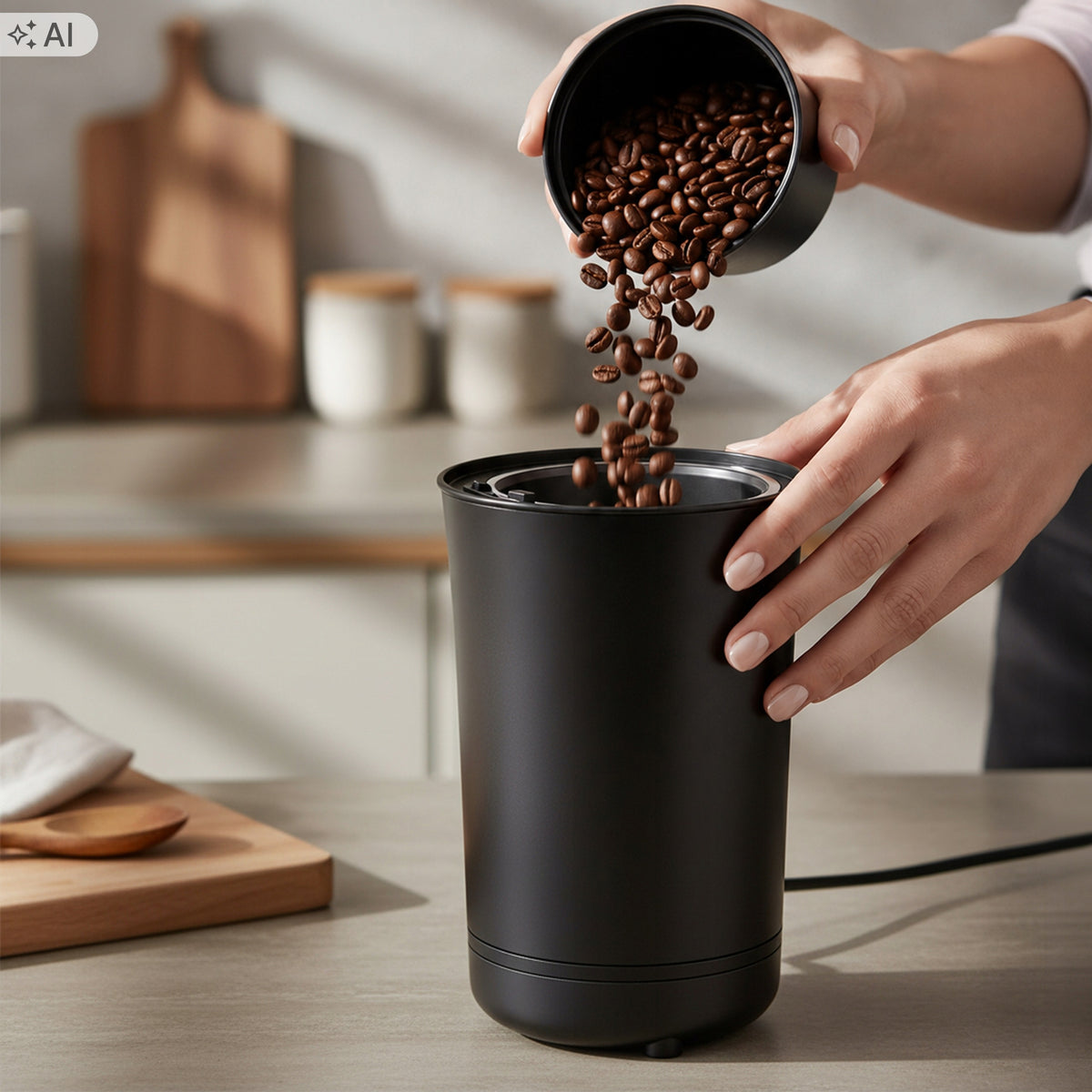 ELECTRIC COFFEE GRINDER FOR GRINDING NUTS SPICE SHREDDER STRONG Manufacturer code MŁYNEK DO MIELENIA KAWY ELEKTRYCZNY