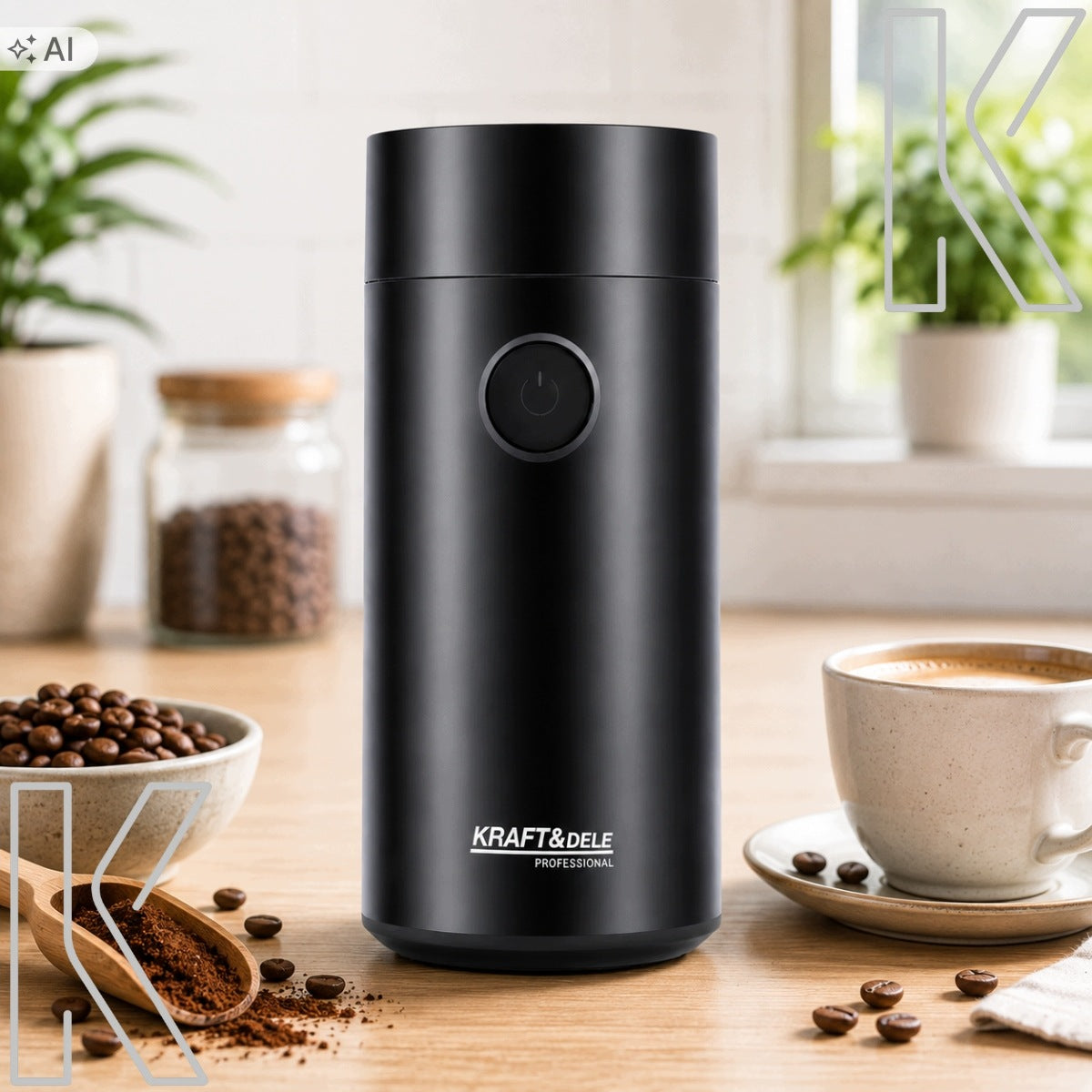 ELECTRIC COFFEE GRINDER FOR GRINDING STRONG NUT SPICE GRINDER 200W Packaging status original