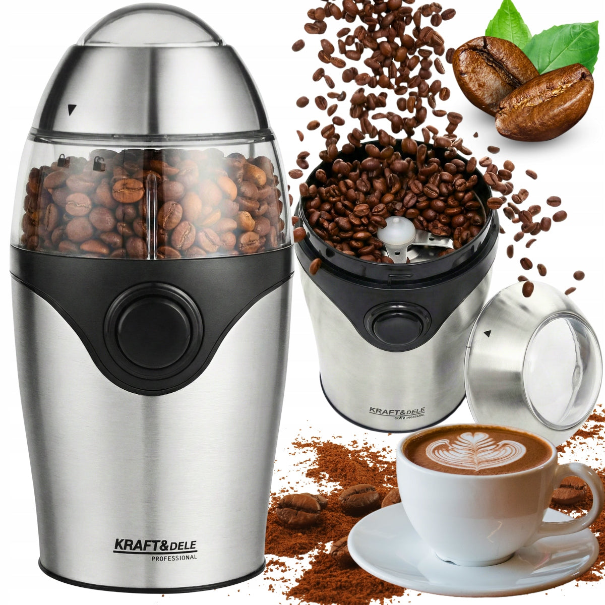 ELECTRIC COFFEE GRINDER FOR GRINDING STRONG NUT SPICE GRINDER 300W