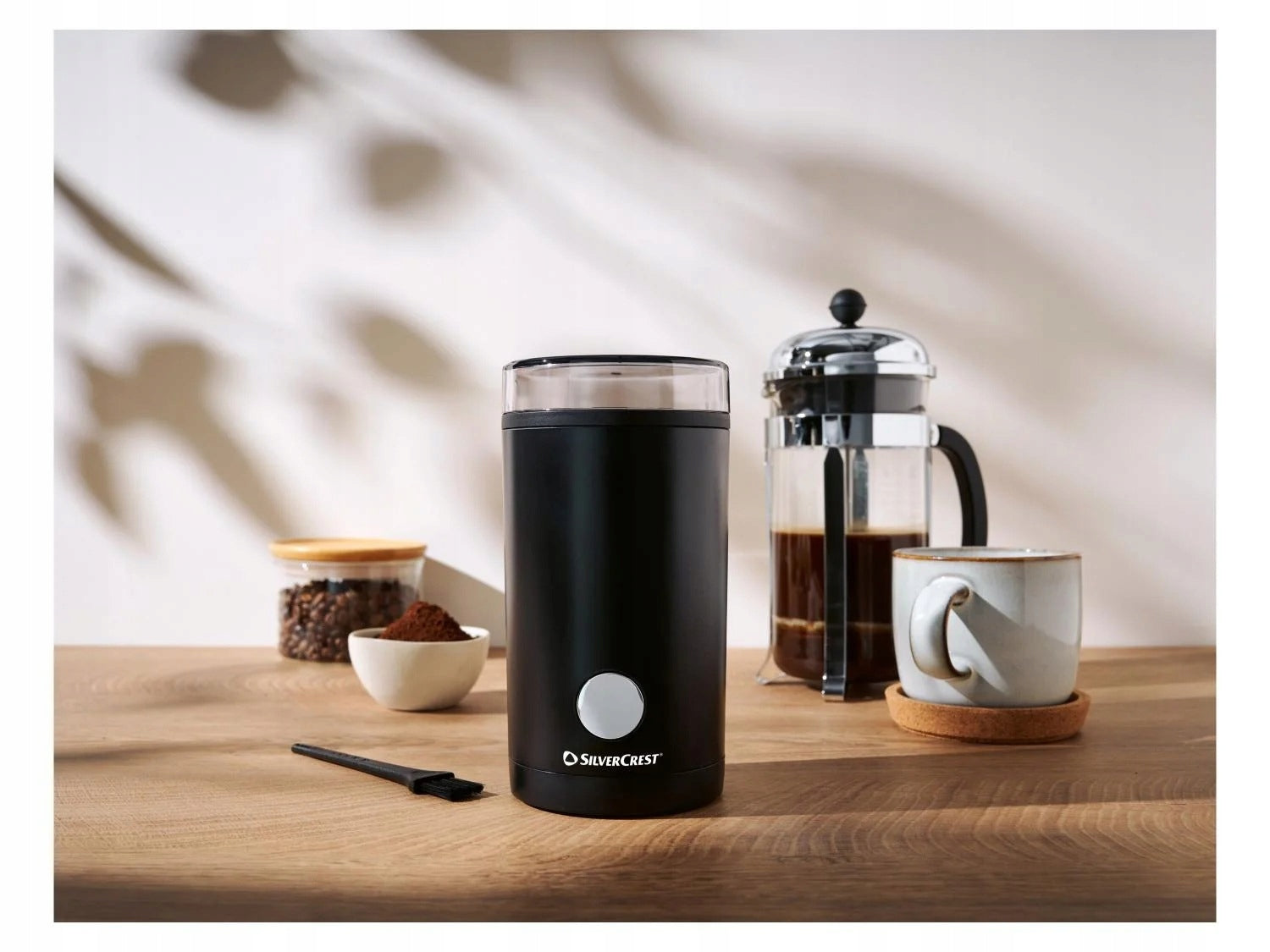 ELECTRIC COFFEE GRINDER SILVERCREST SKME 180 C2 180W BLACK Dominant color black