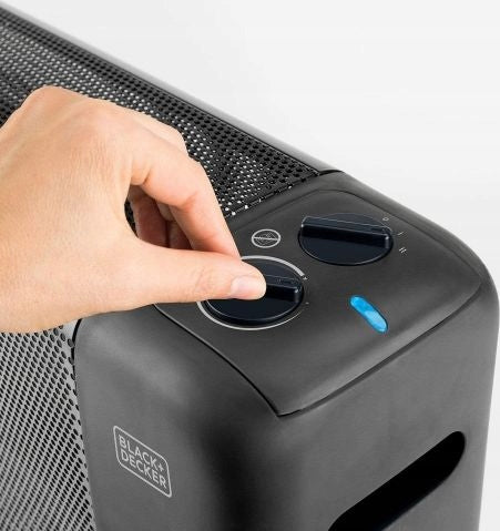 ELECTRIC CONVECTOR HEATER ENERGY-SAVING BLACK&DECKER THERMOSTAT EAN (GTIN) 8432406350083