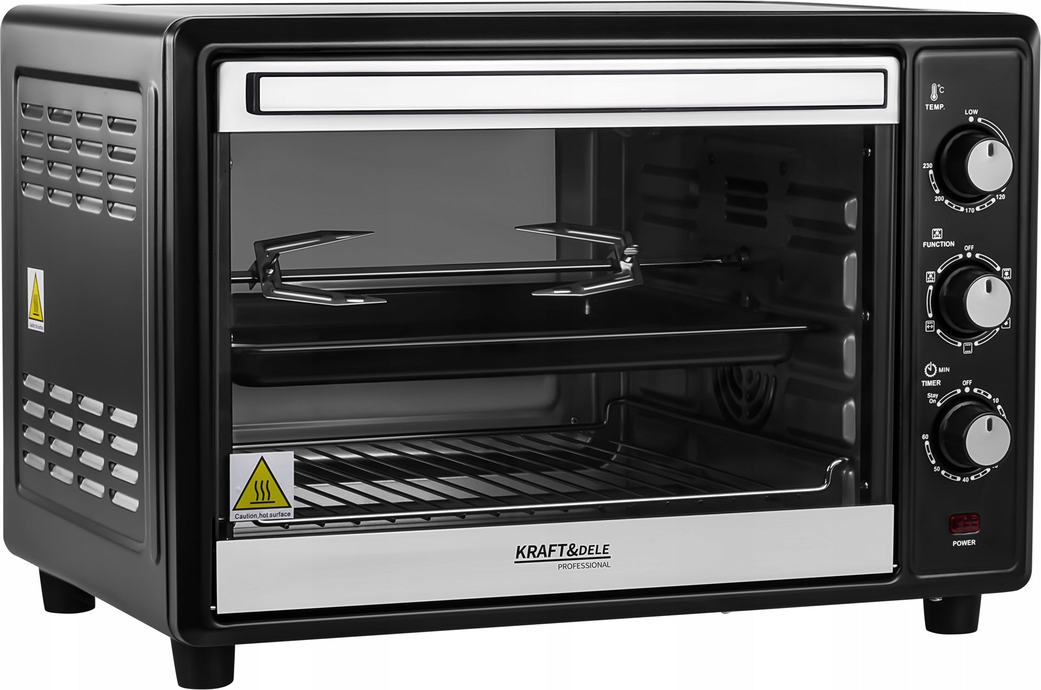 ELECTRIC COOKER 45L 2000W ROTISSERIE FUNCTION+ACCESSORIES KD4134 Packaging status original