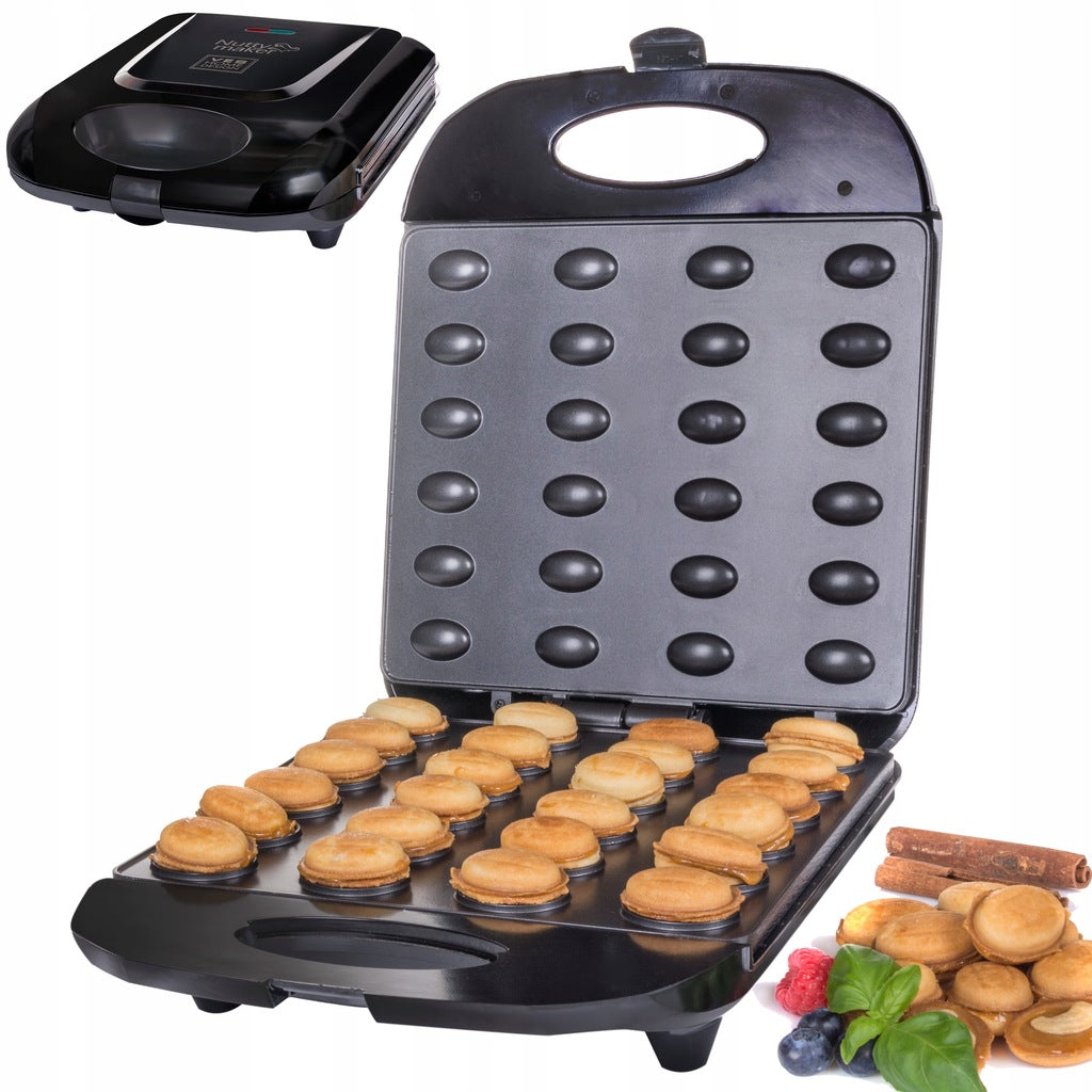 ELECTRIC COOKIE PEANUT TOASTER 24 MOLDS FORM XXL 1400W Packaging status original