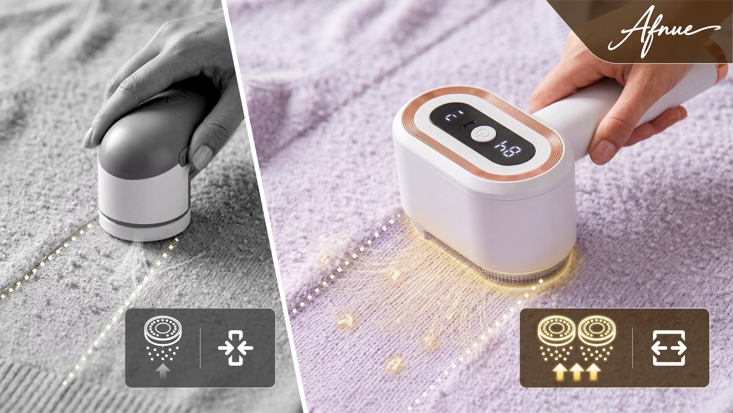 ELECTRIC CORDLESS CLOTHES SHAVER 2 BLADES + 3in1 CLOTHES ROLL Packaging status original