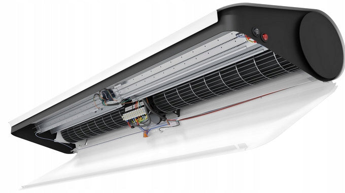 ELECTRIC DOOR AIR CURTAIN 100CM SLIM STRONG 5000W FLOWAIR Product height 19.9 cm