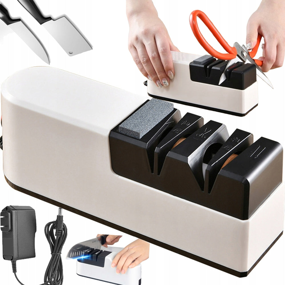 ELECTRIC DOUBLE DIAMOND KNIFE SHARPENER FOR KITCHEN KNIVES