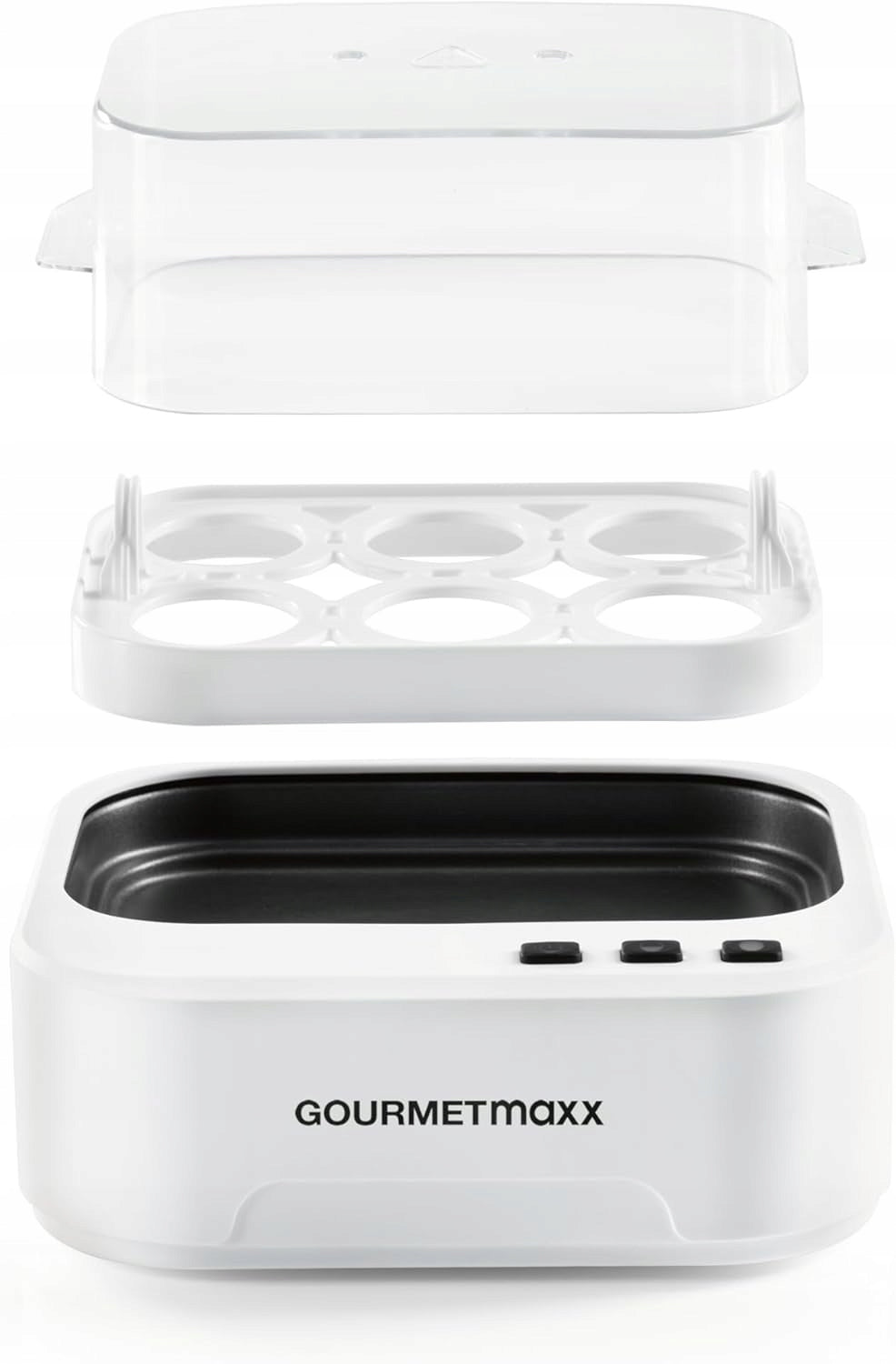 ELECTRIC EGG GOURMETmaxx boiling eggs 6 eggs white Packaging status original
