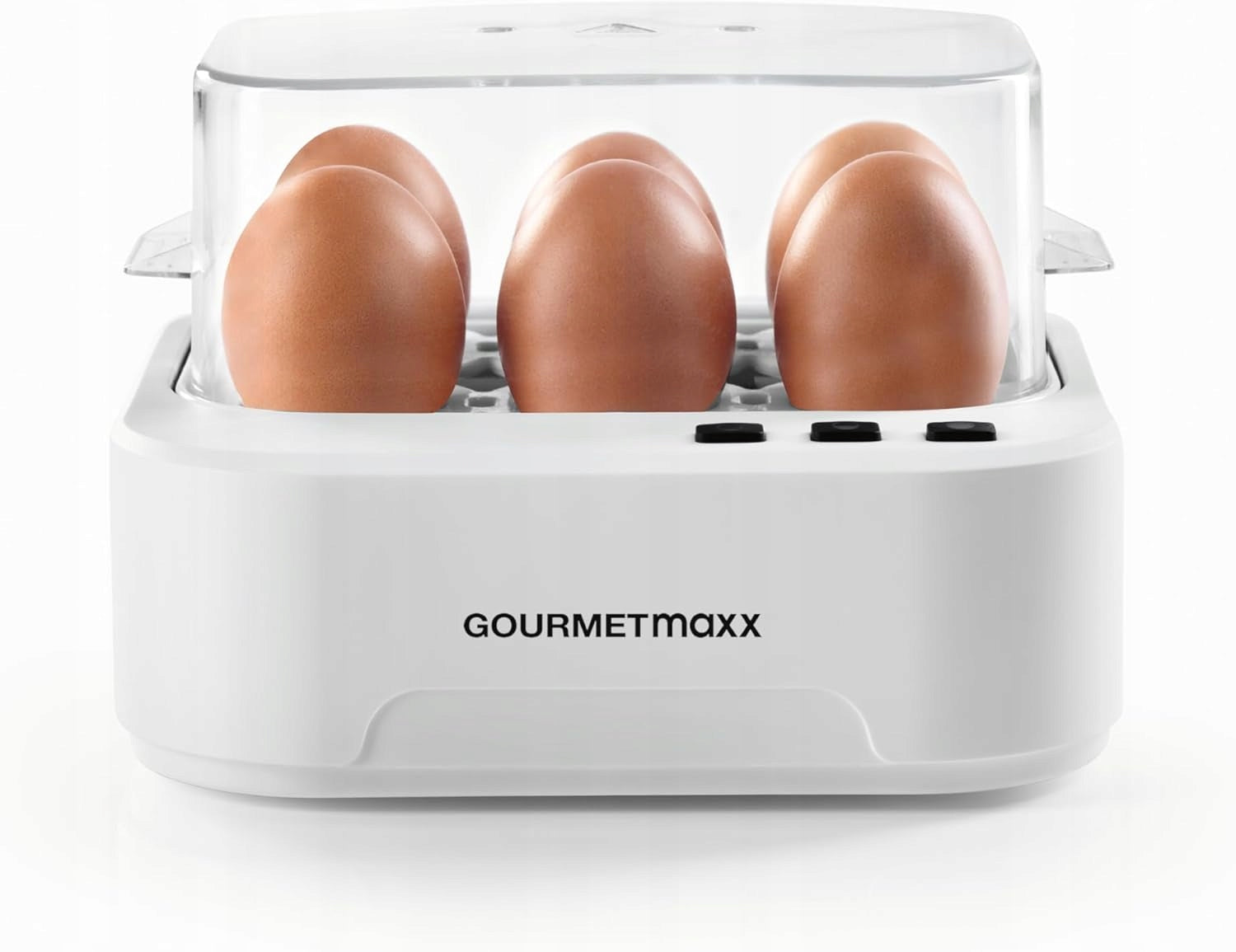 ELECTRIC EGG GOURMETmaxx boiling eggs 6 eggs white
