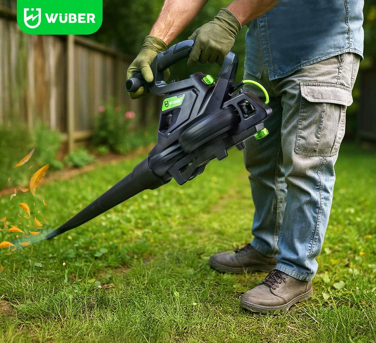 ELECTRIC GARDEN LEAF BLOWER 45L SHREDDER VACUUM CLEANER 3000W Brand Wuber