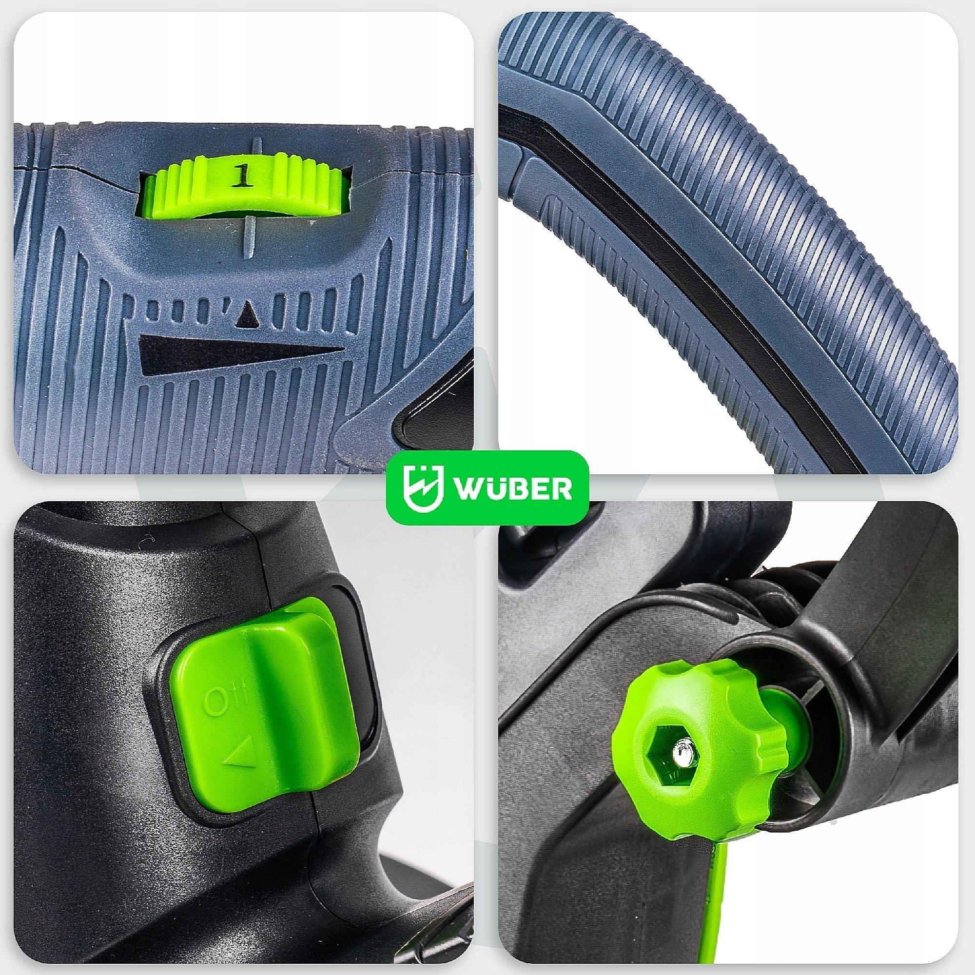 ELECTRIC GARDEN LEAF BLOWER 45L SHREDDER VACUUM CLEANER 3000W Manufacturer code W43422 DMUCHAWA ELEKTRYCZNA WUBER 3000W