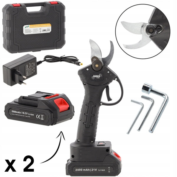 ELECTRIC GARDEN PRUNER CORDLESS 21V BRANCH PRUNER SHEARS Packaging status original
