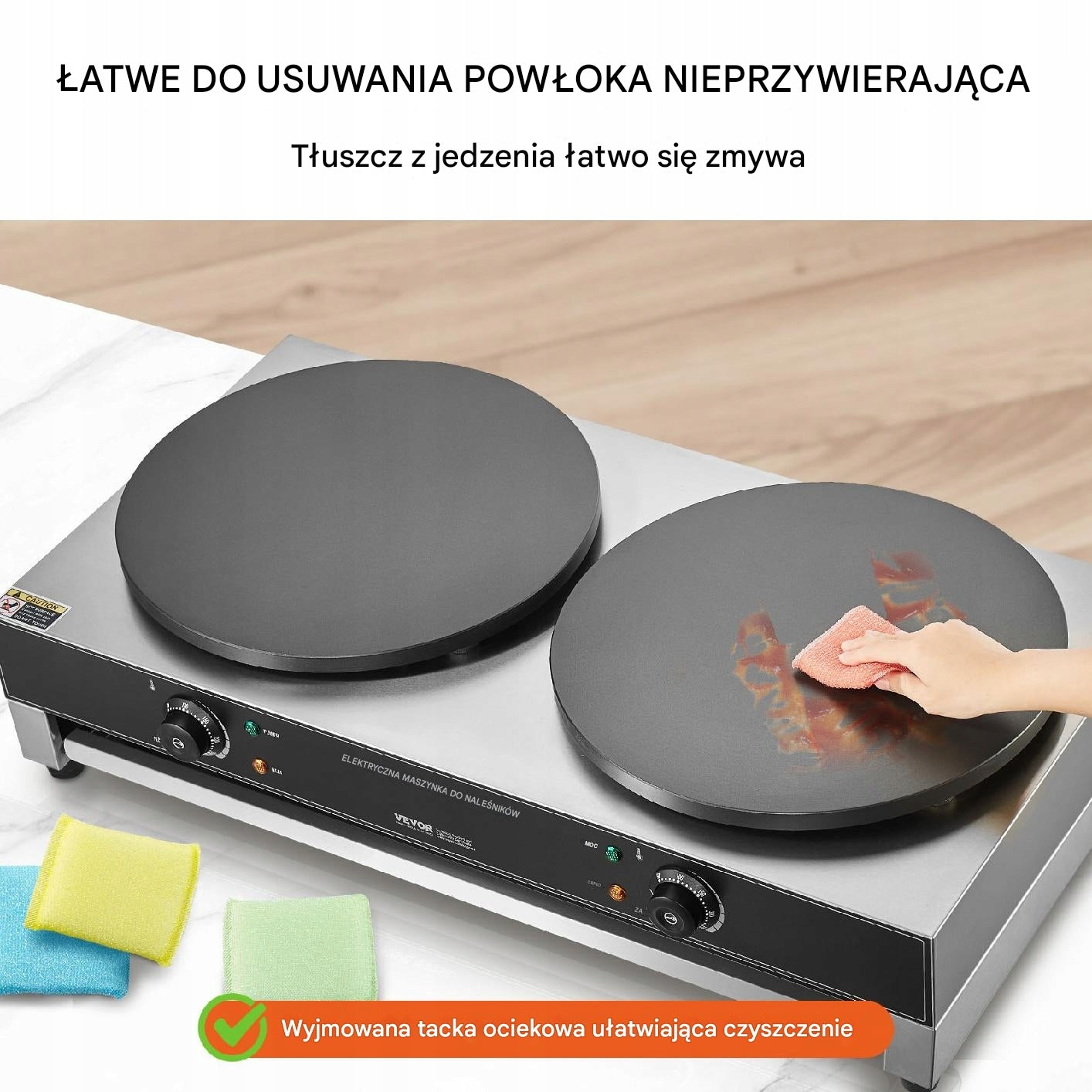 ELECTRIC GASTRONOMIC PANCAKE MAKER 3400 W Model 3400 W